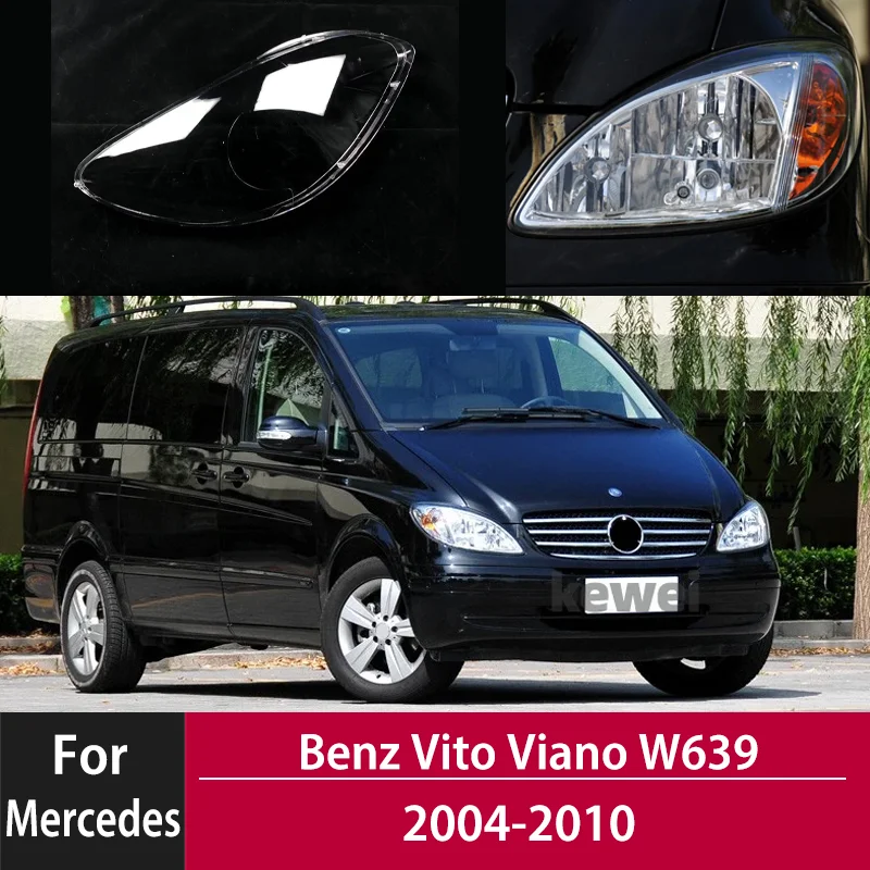 

Headlamp Shell Lamp Lens Replace The Original Lampshade Lamp Shell Headlight Glass for Mercedes-Benz Vito Viano W639 2004-2010