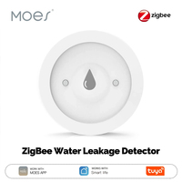 MOES Tuya ZigBee Water Leak Sensor, Smart Flood Detector Alarm, Leakage & Immersion Alert, Smart Life App, Remote Monitoring