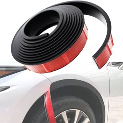 9.8FT Car Wheel Arch Trim Fender Flares Arches Wing Expander Eyebrow Anti-Collision Strip for Pickup SUV Fender Flare Edge Trim