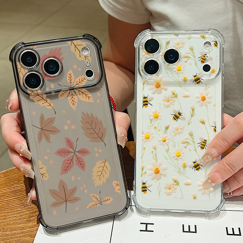 حافظة لهاتف آيفون اير 17 برو ماكس 16 15 برو ماكس 14 13 12 برو ماكس 11 غطاء ناعم شفاف مقاوم للصدمات #2