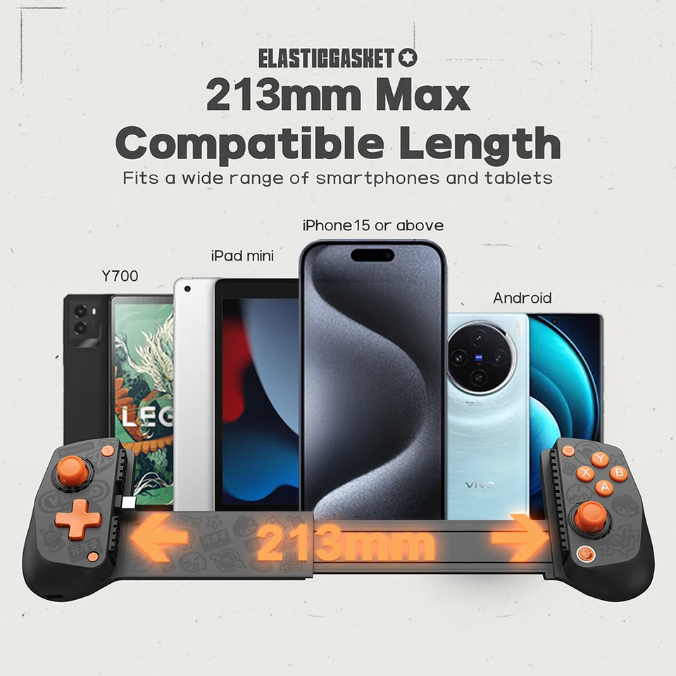 Controlador de Juego Móvil GameSir X5 Lite Edición Zenless Zone Zero para iPhone iPad Mini Android Gamepads ZZZ con Licencia Oficial 4