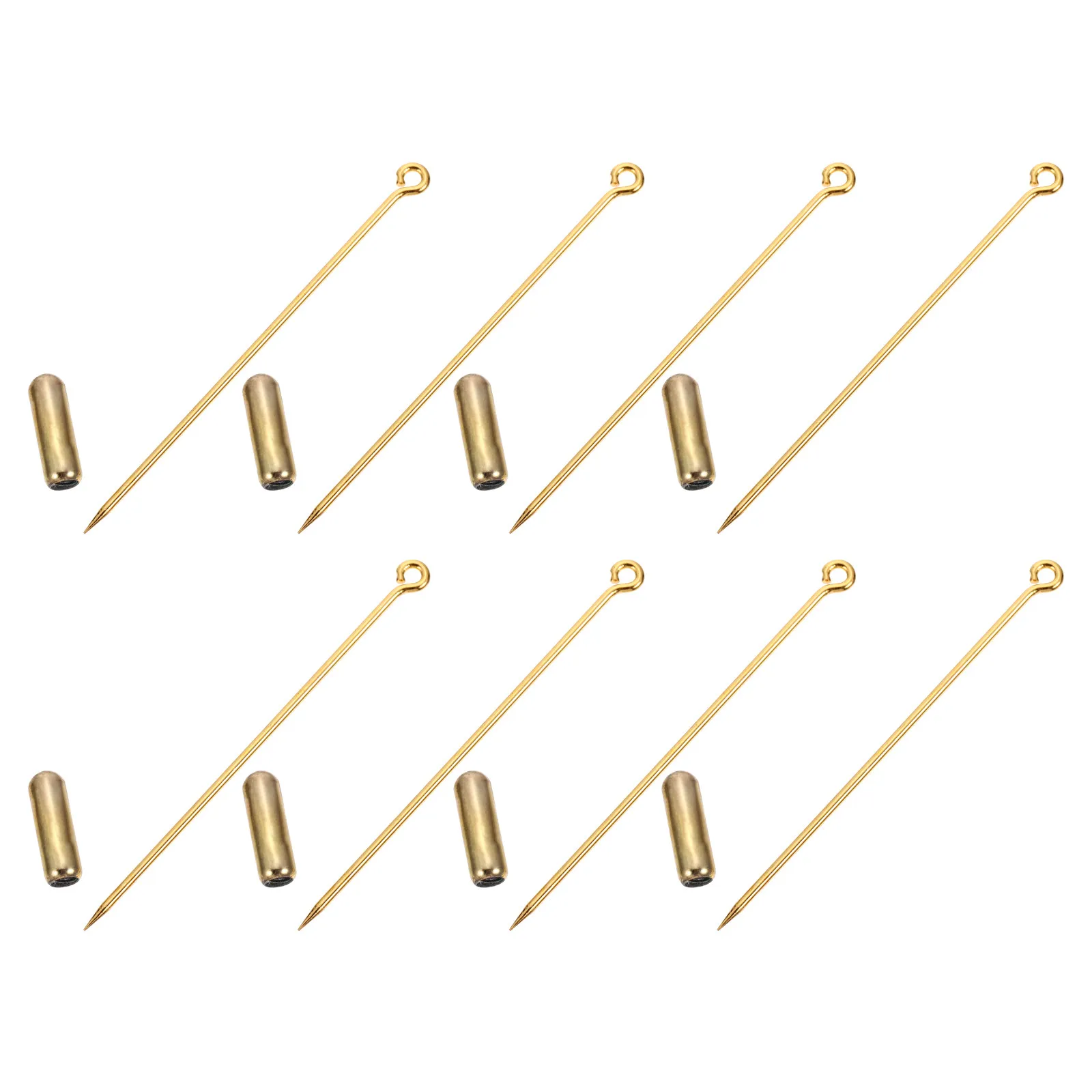 20Pcs Copper Brooch Pins Set Fashionable Simple Stylish Hat Skirt Waist Collar Lapel Dress Shawl Wedding Party Banquet DIY
