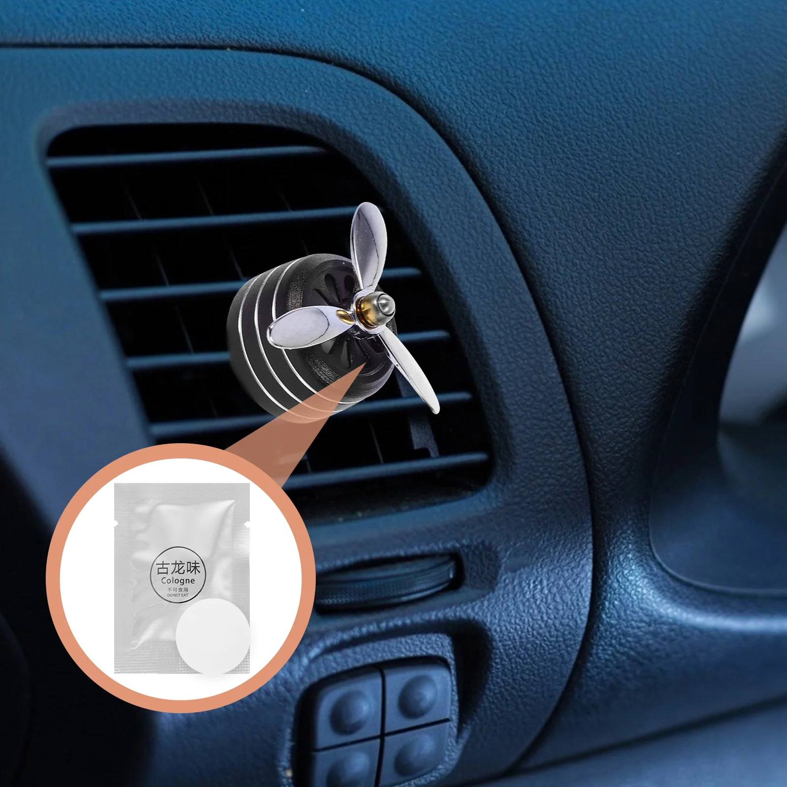 12 Pcs Car Aromatherapy Tablets Replacement Scent Air Diffuser Fresheners Outlet Clip Refills