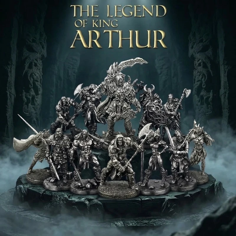 

1PCS War Chess Table Game Ornament Copper Undead Skeleton Soldier Doll Army Legion Model Figurine Decor Craft