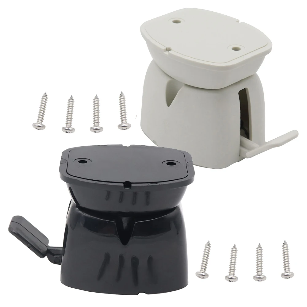 

RV Baggage Door Catch Compartment Clips Nylon Door Catch Latch Holder Trailer Caravan Motorhome Stop Entry RV Push Catch Holder