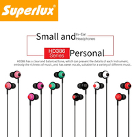 Superlux HD386 in-ear monitor headphones music earbuds