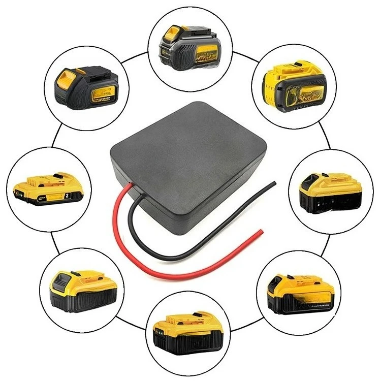 For DEWALT 14.4V 18V 20V Lithium DW18V Battery DIY Adapter Output Application Dedicated DIY Connection Adapter