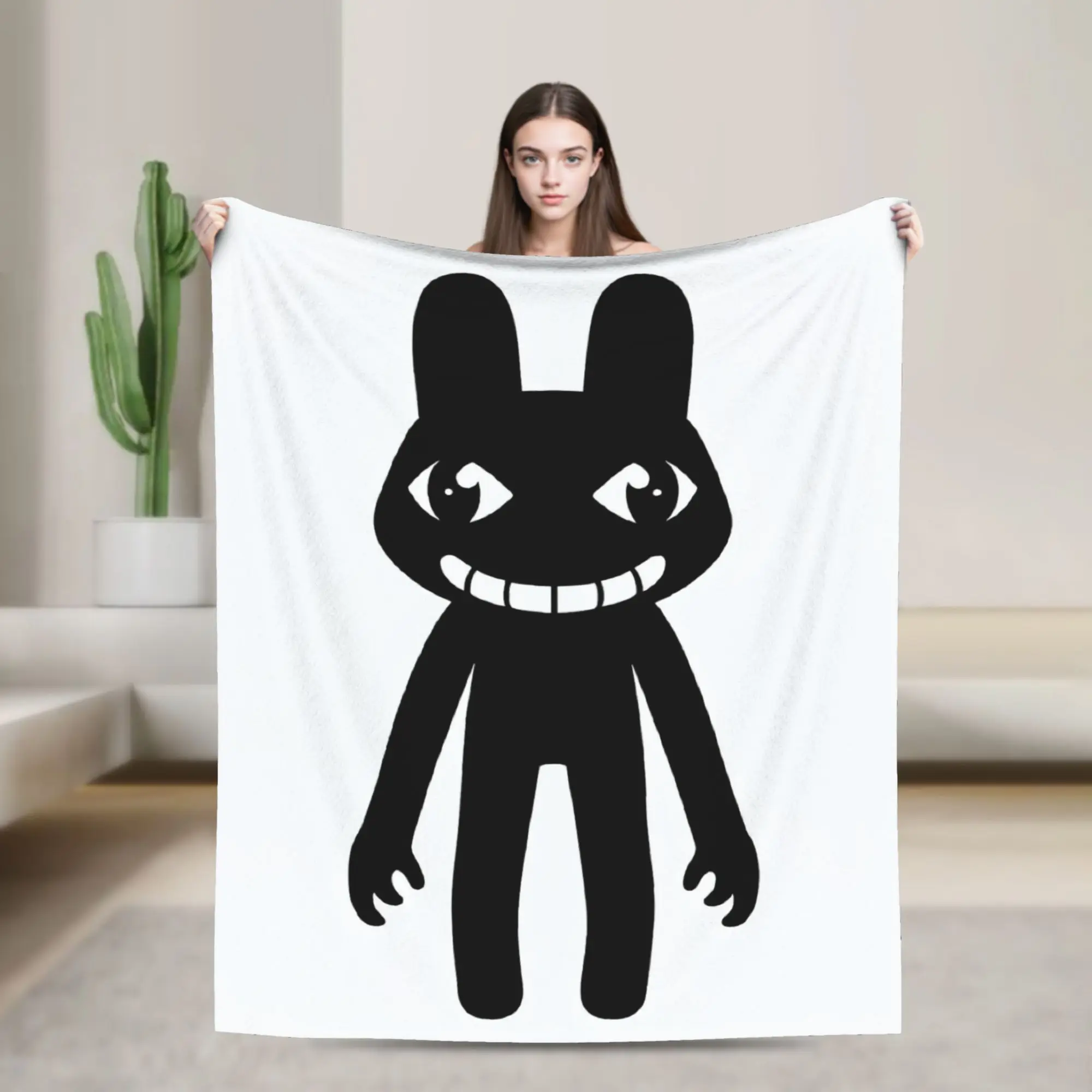 Horror Game Animals Hospitals Flannel Throw Blankets  Blanket for Bed Bedroom Super Soft Bedspread