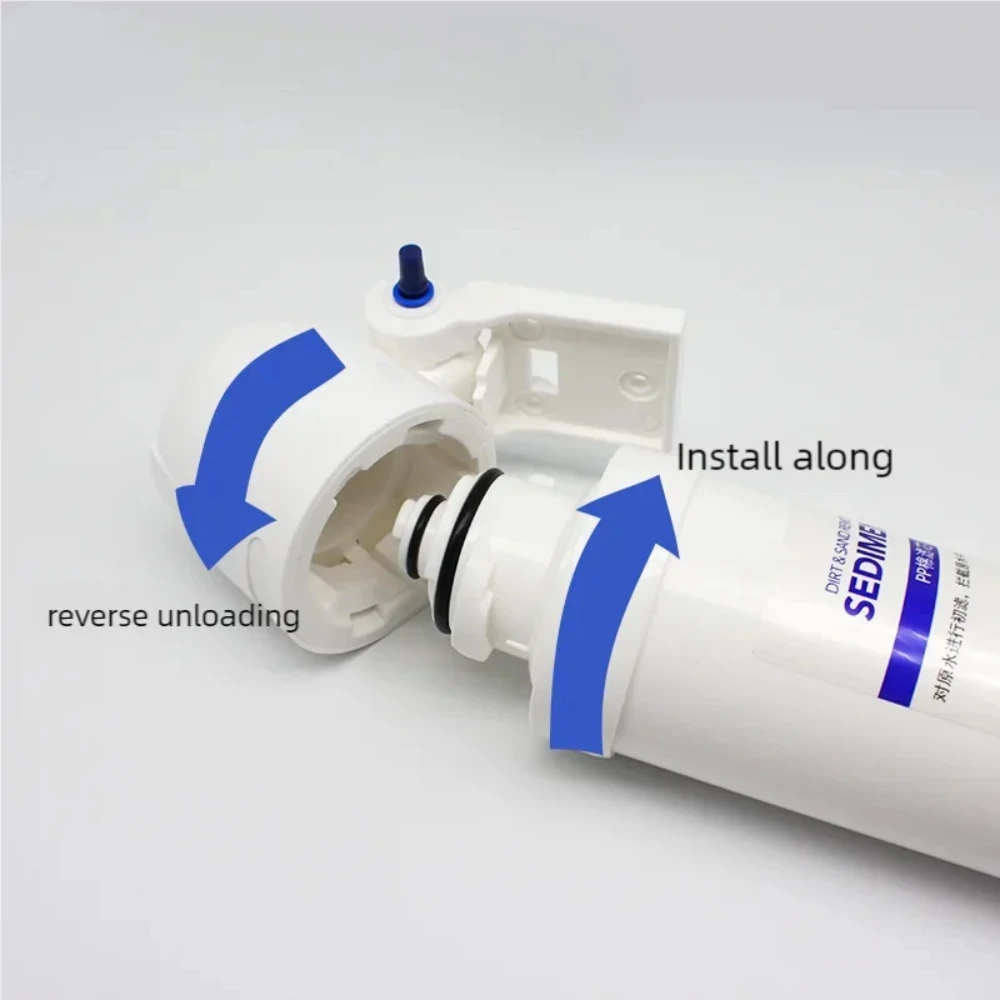 Waternoble Universal Quick Connect Water Filter Cartridges PP Cotton Pre & Post Carbon RO Membrane E2 for Home Water Purifiers