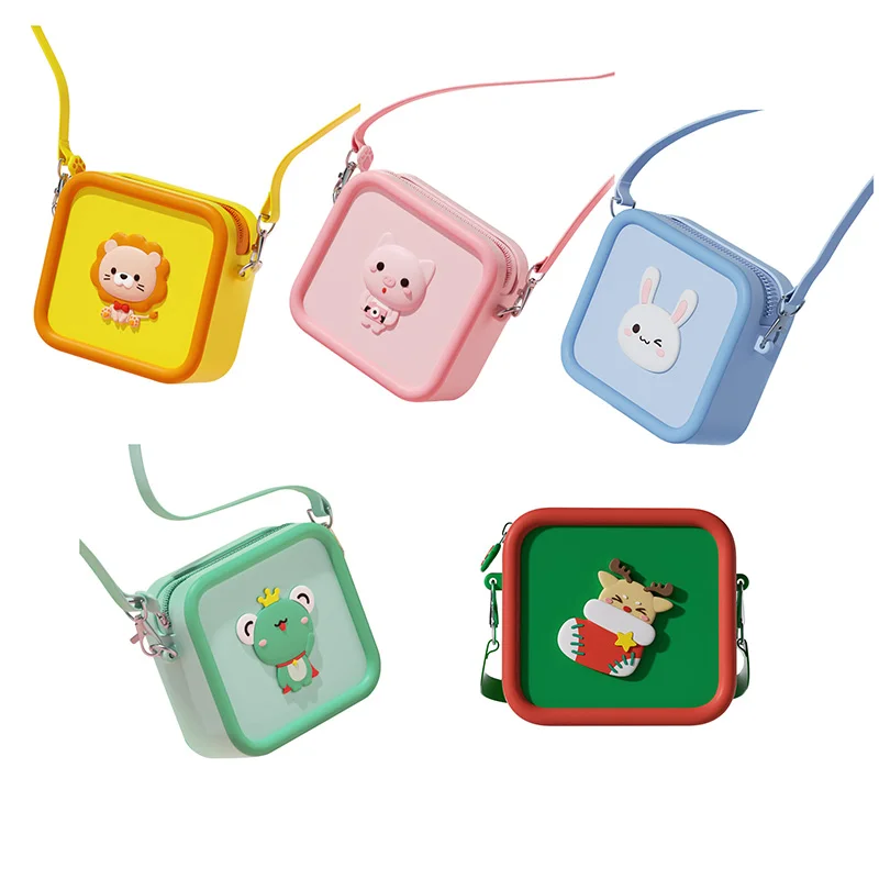 Chidren's Camera Storage Bag Tide Satchel Cartoon Cross-Body Bag Fashion Coin Purse For Toddler Mini Camera Bag