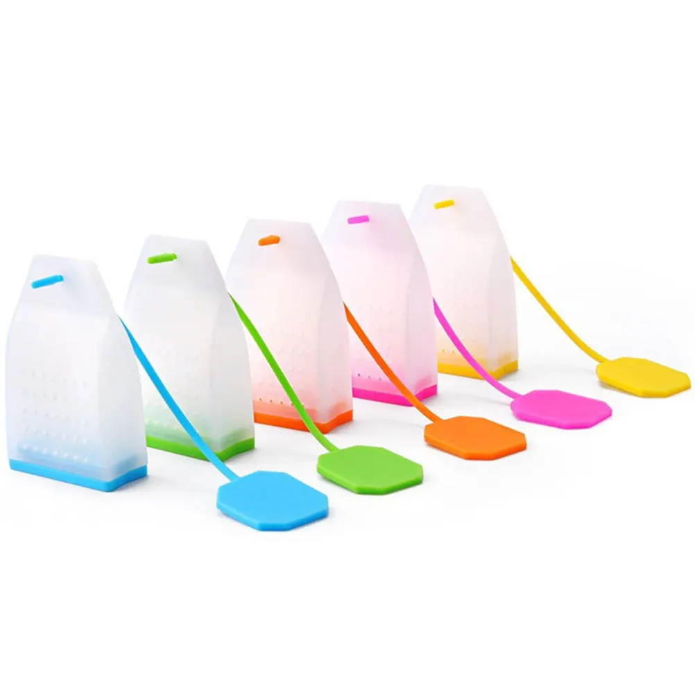 

2 Pcs Tea Infuser Loose Leaf Strainer Fine Mesh Easy Clean Home Restaurant Silicone Tea Strainer Kitchen Bar Supplies