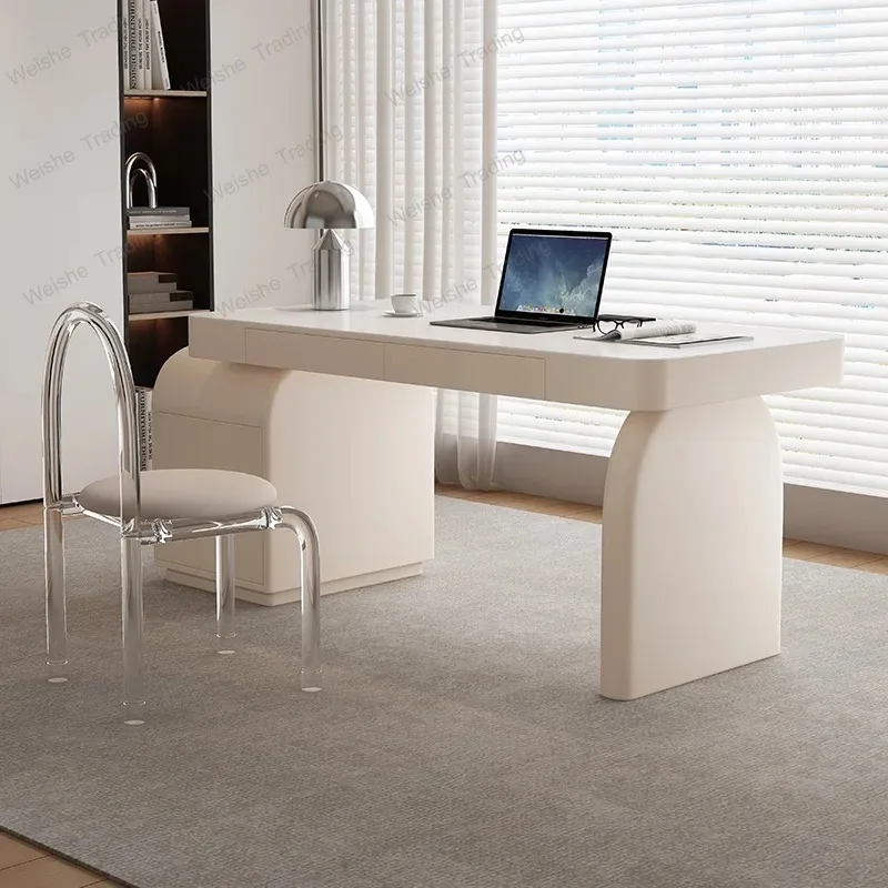 Elegant Modern Computer Desks Rectangular Design Drawers Organizer Gaming Desk Bedroom Wooden Mesas Furniture