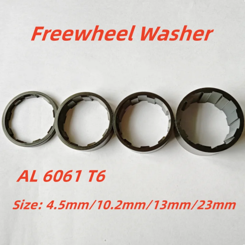 Bicycle flywheel washer suitable for MTB ROAD bikes aluminum alloy T6 single speed flywheel fit for standard tower bases