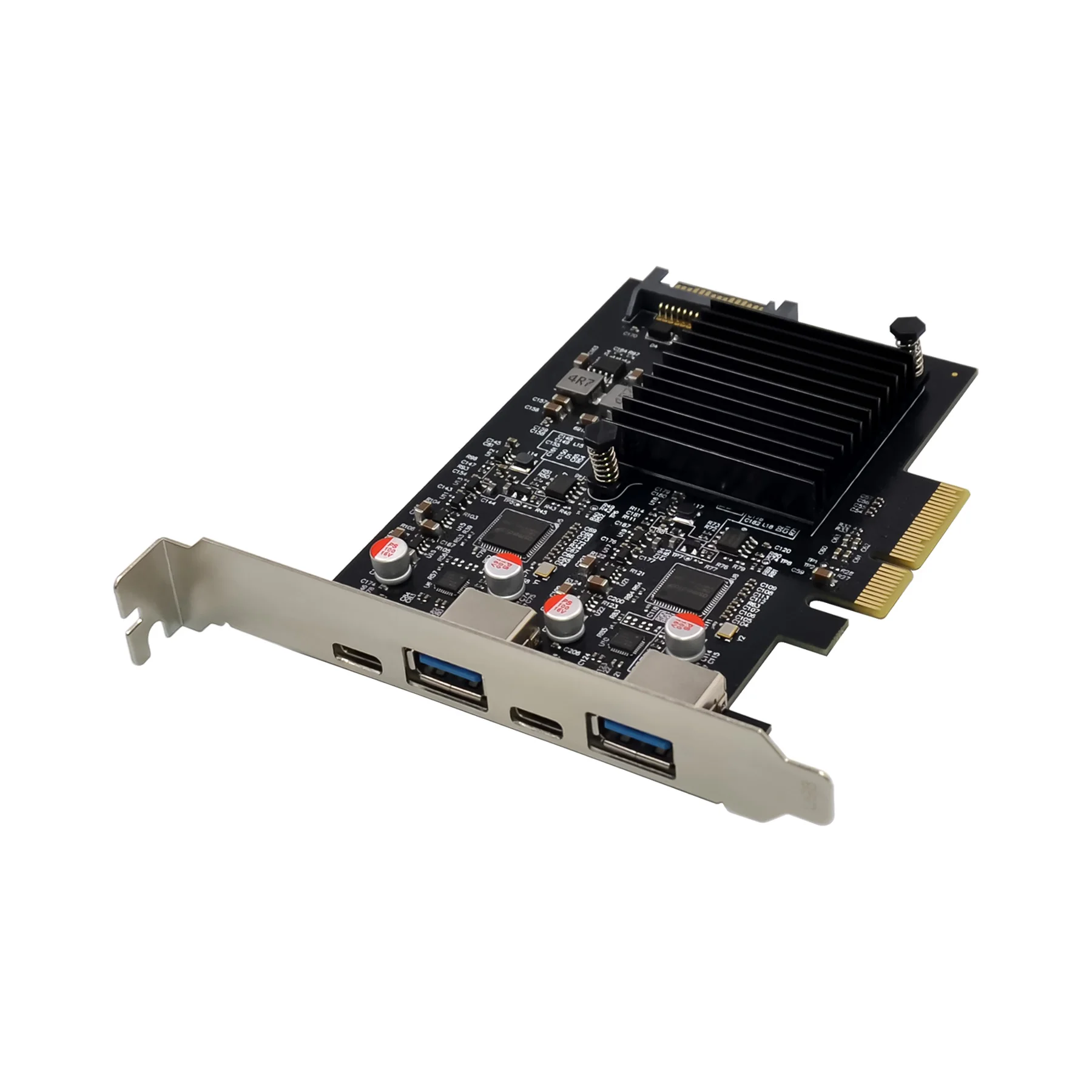 

PCIe X4 ASM3142 2A2C USB3.1 Vision Capture Card