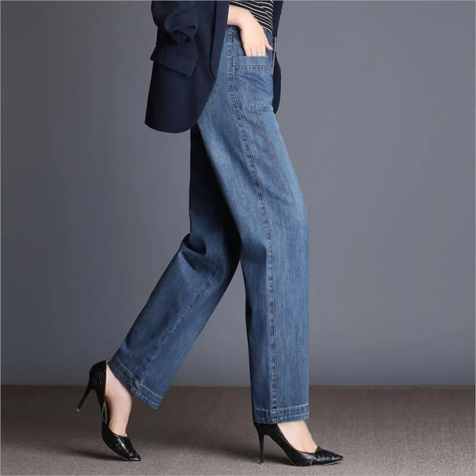 Harem jeans Women straight 2023  autumn Vintage Women Loose Jeans high Waist Casual Lantern Pants