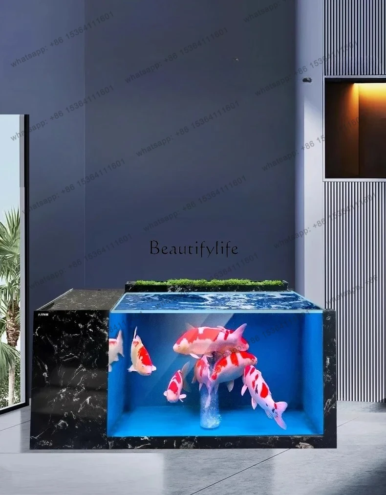 

New FRP light body side filter bottom row aquarium free installation koi fish pond