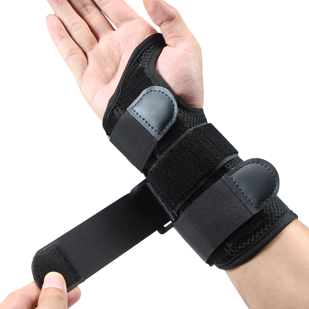 Wrist Brace for Carpal Tunnel, Adjustable Wrist Support Brace with Splints Left Hand,Arm Compression Hand Support for Wrist Pain