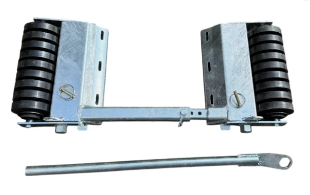 Galvanized car Dolly car truck loading roller car tire pickup