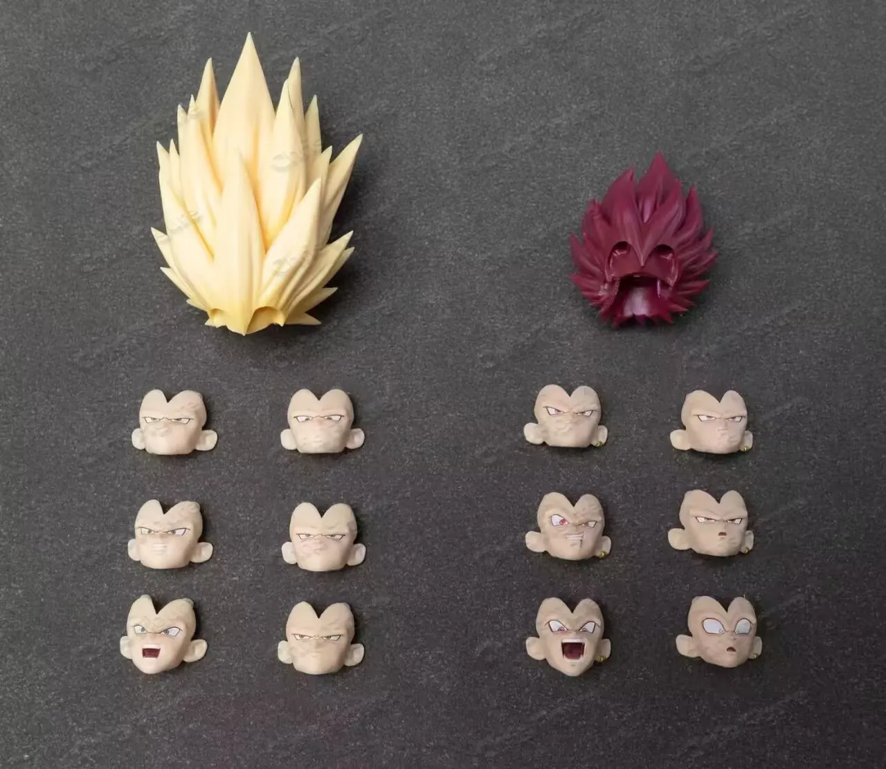 IN STOCK NOW RE CUSTOM Dragon Ball Super Sanya 3 Vegeta Super Ego DKO Vegeta Head Accessories Anime Action Figure Model view 5