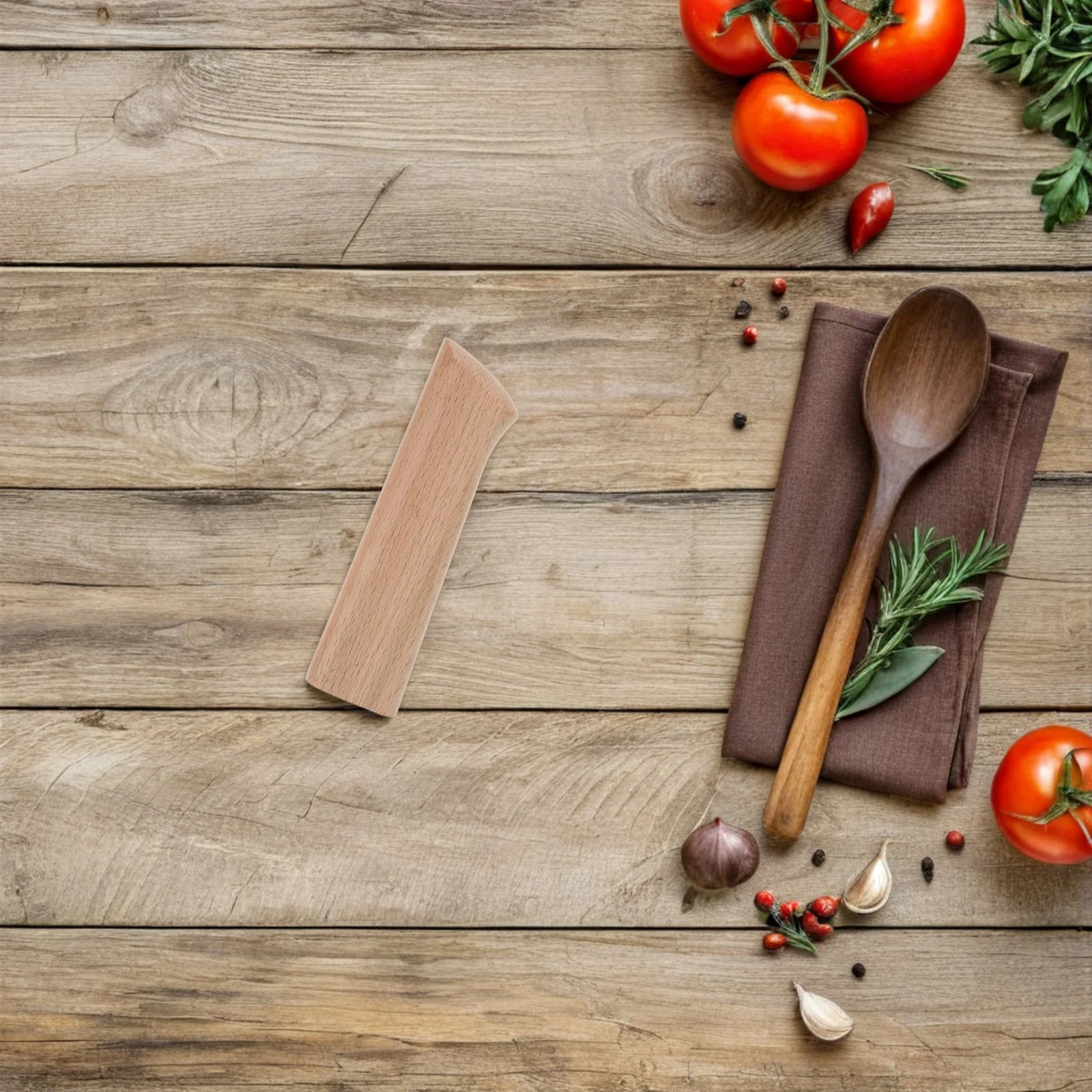 

5Pairs Wood Cutter Handles Replacement Ergonomic Kitchen Knife Grip Non-Slip Cutting Handle Accessories Wood Handle Replacement