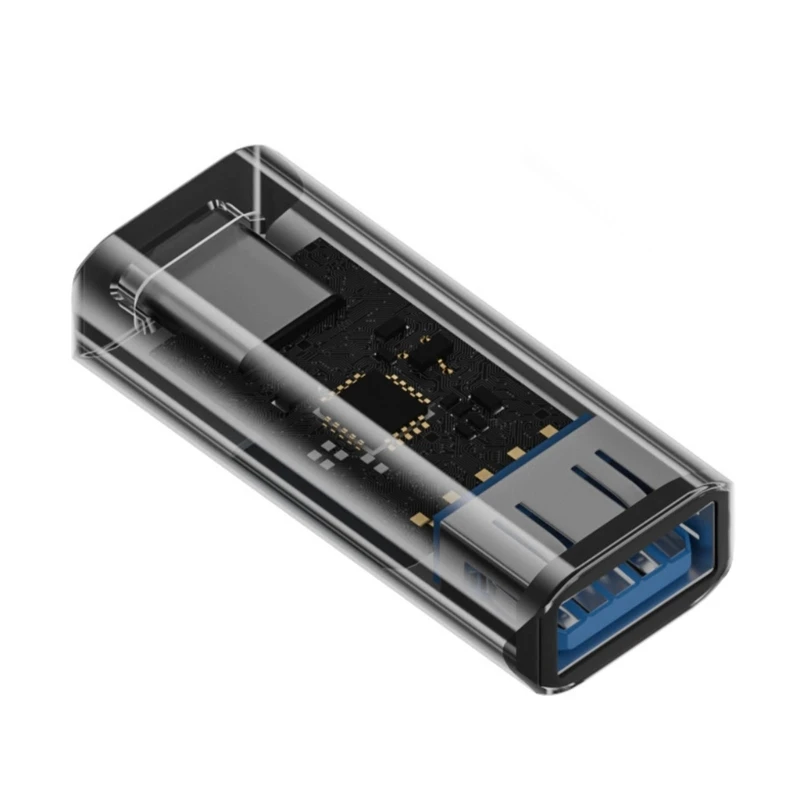 Small Type C to USB3.1 Female Adapter for Expanded Device Connectivities and Mobile Office Use Quick Charging & Syncing