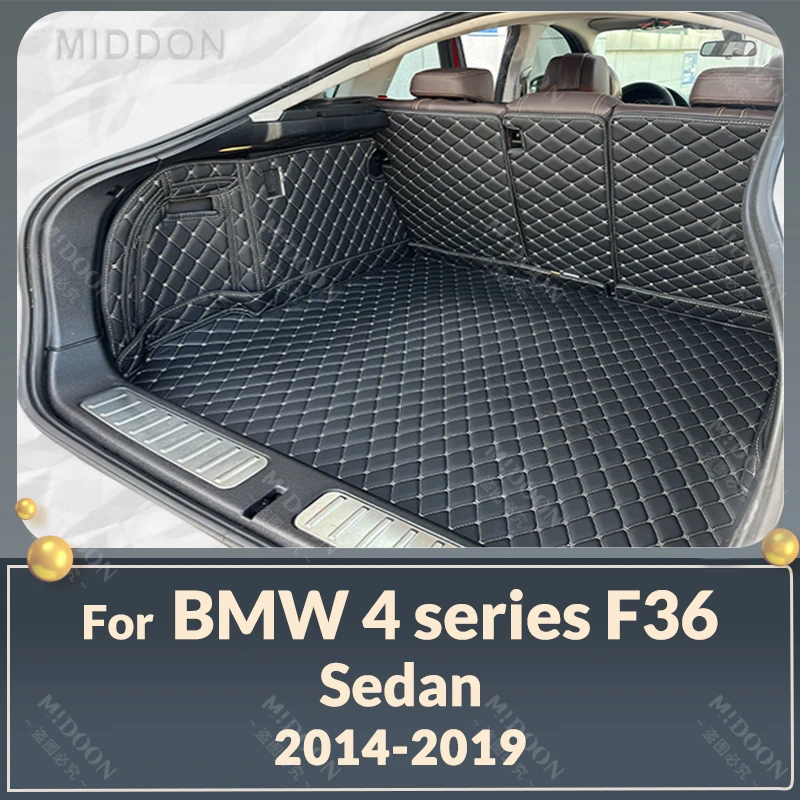 

Коврик для багажника с полным покрытием для BMW 4 Series 4-Door Sedan F36 2014-2019 18 17 16 15, защитный коврик для автомобиля, аксессуары для защиты интерьера