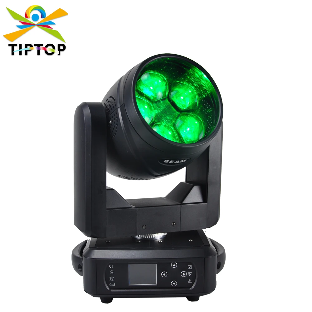 bee eyes zoom led moving head light rgbw 4in feixe lente de lavagem ultimate girar estagio lente zoom 5x40w 01