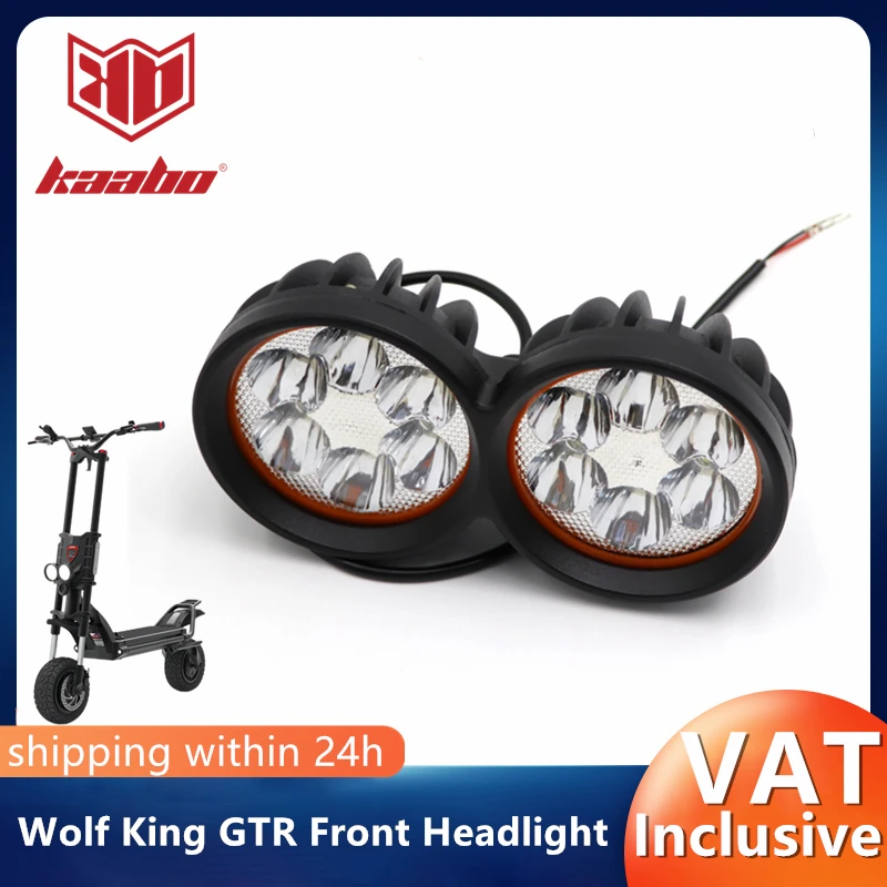 Original Front Lights For Kaabo Wolf King GTR Smart Electric Scooter Headlight Kickscooter Front Lamp Accessories