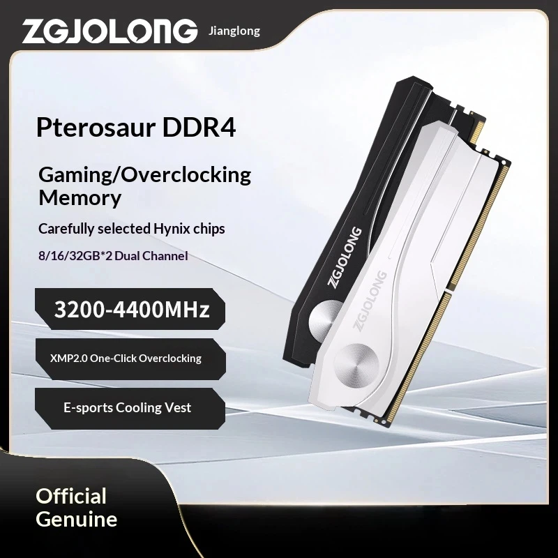 Zgjolong I9 Winged Dragon Ddr4 Desktop Ram 16gb X2 32gb 3200mhz 4400mhz Hynix Chip Thickened Gold Finger For Desktop Computer