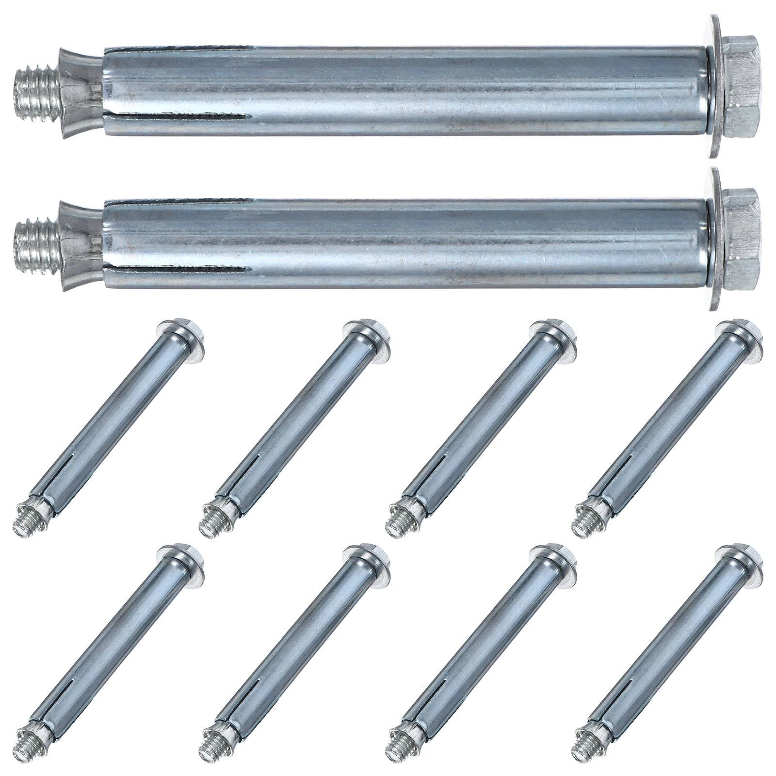 

10pcs Ground Lock Screws Bumps Anchors Internal Expansion Concrete Bolts Q235 Carbon Steel Masonry Heavy Duty Wall Parking Lots