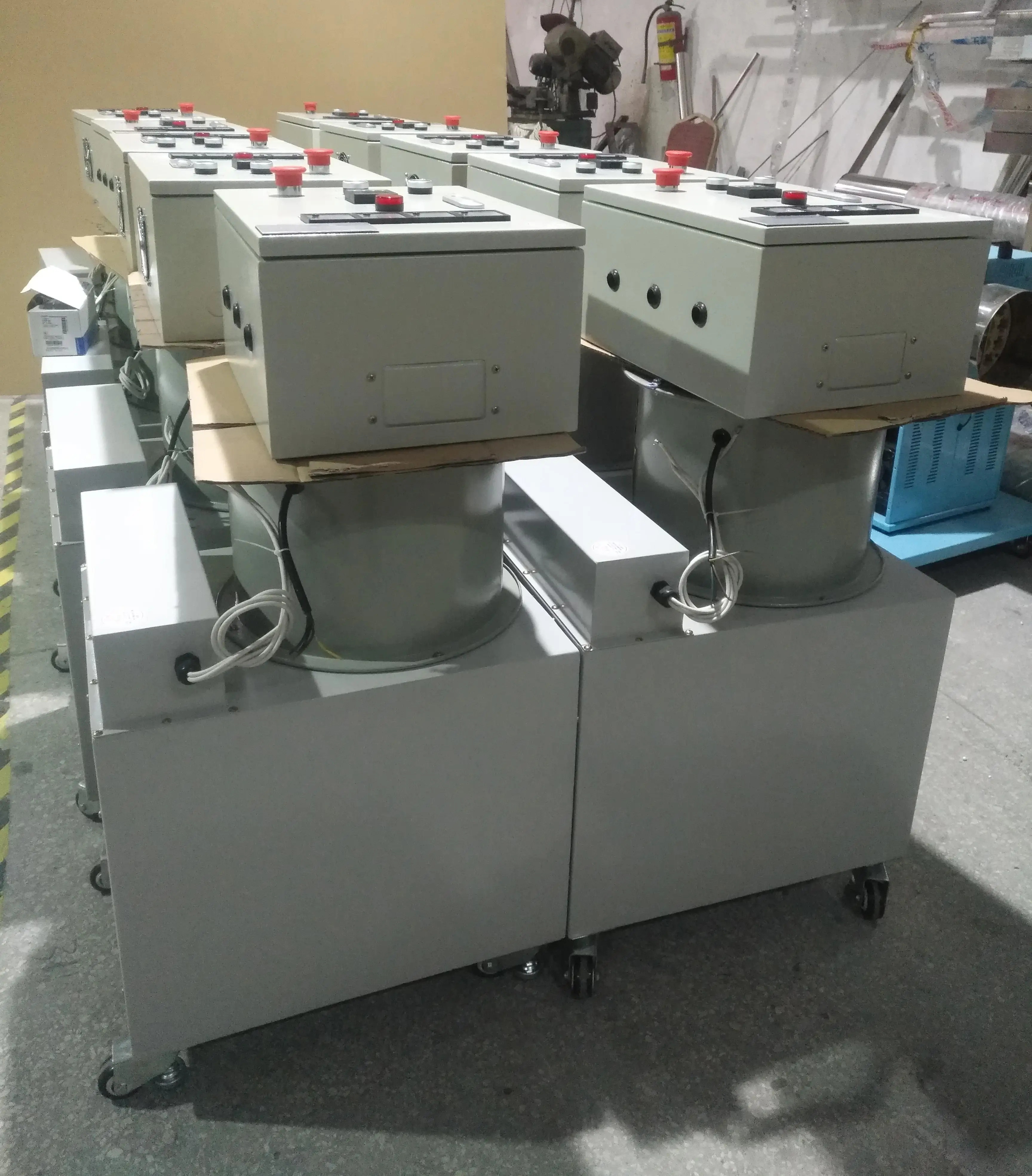 Ventilador Calentador de ventilador de motor de 380 V de acero inoxidable para invernadero ChickenDirect Fabricación de fábrica 12 KW Eléctrico 60 ℃   Calentador de aire caliente