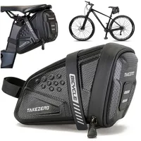 1L Bike Pocket Pack Large Capacity Bike Seat Bag Cycling Bag Reflective Bicycle Saddle Bag EVA for Mountain Road Bikes