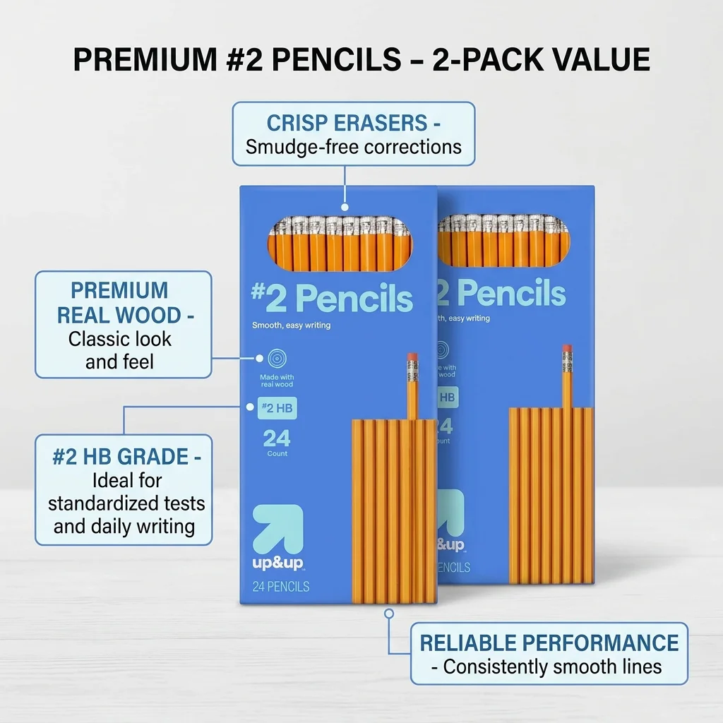 Total Stationery & Office Supply - 2026 New 2 Pack Total 48
