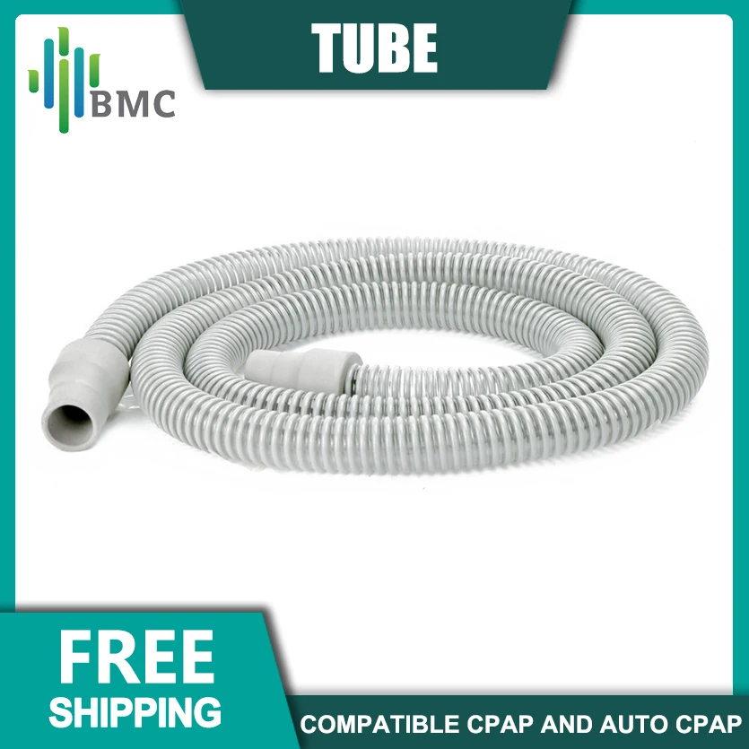 BMC CPAP Tubing BMC CPAP Auto CPAP APAP BiPAP Respirator Tubing Length 183cm Color Grey Breathing Machine Accessories TUBE