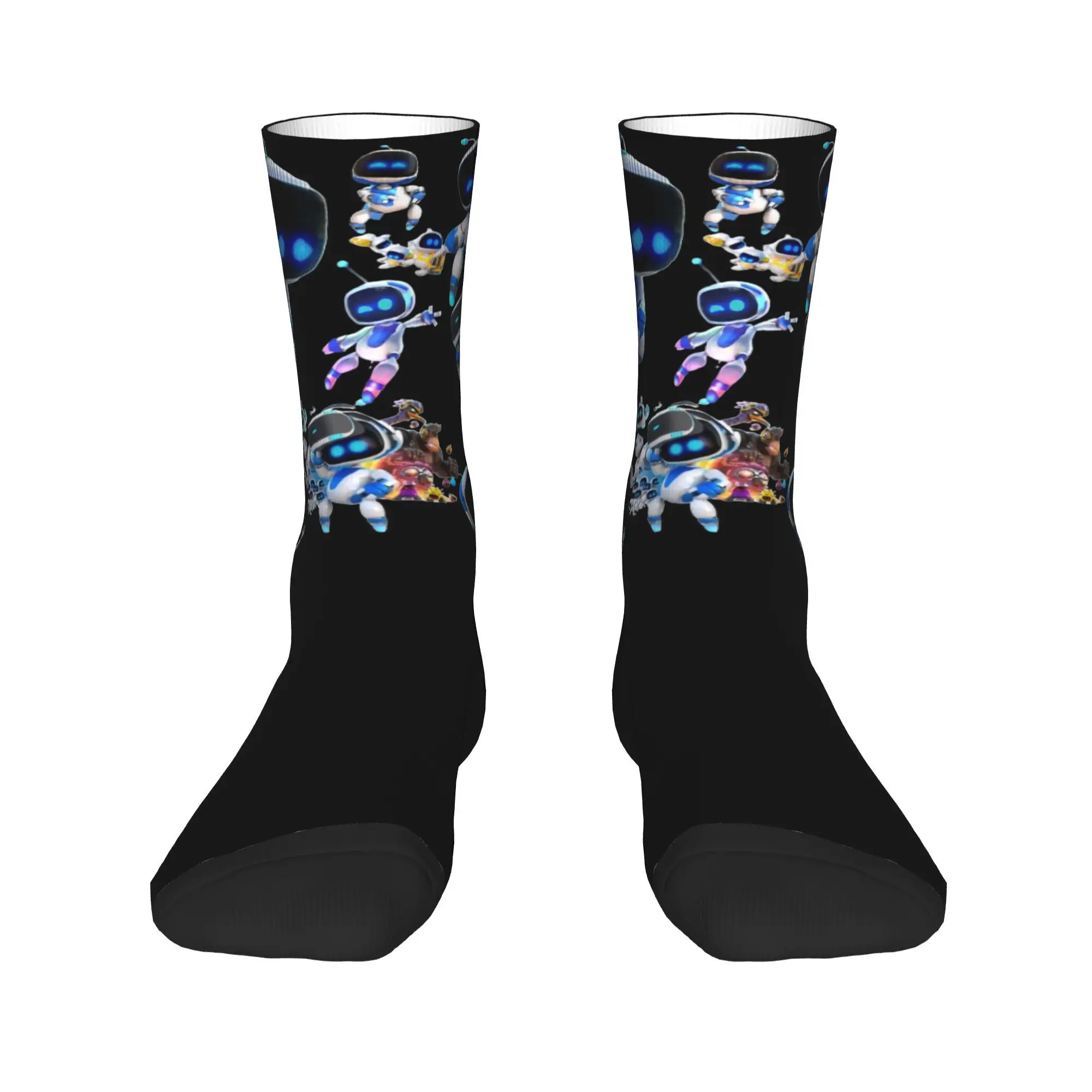 Astrobot Astros Playroom Design Socks Outfits for Daily Wear Cozy Videogame Dress Socks