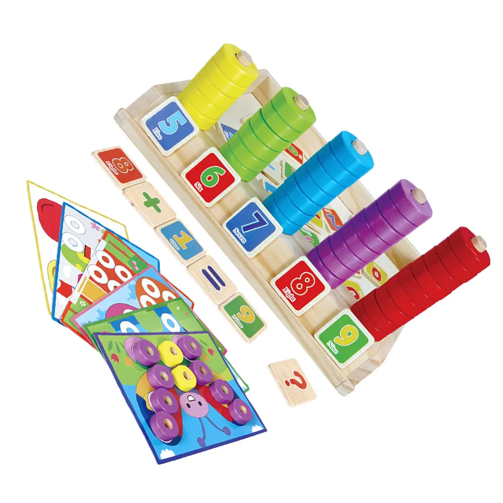 1set-wooden-math-puzzle-multifunctional-educational-blocks-for-kid-hands-on-learning-color-matching-and-arithmetic-skills
