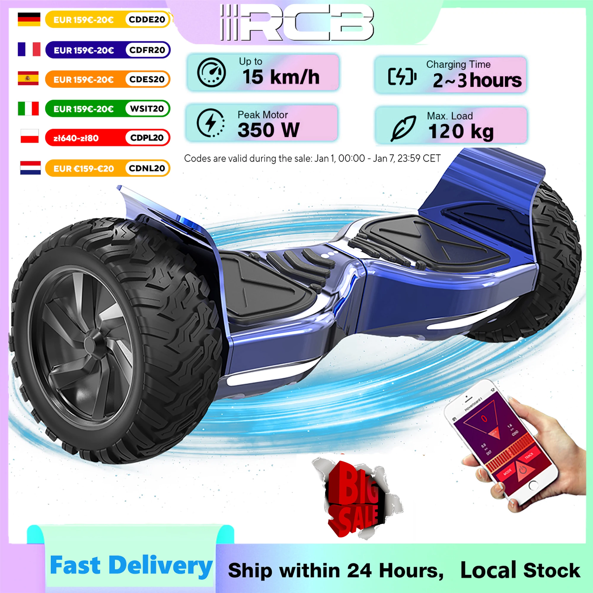 RCB Hoverboard 8.5