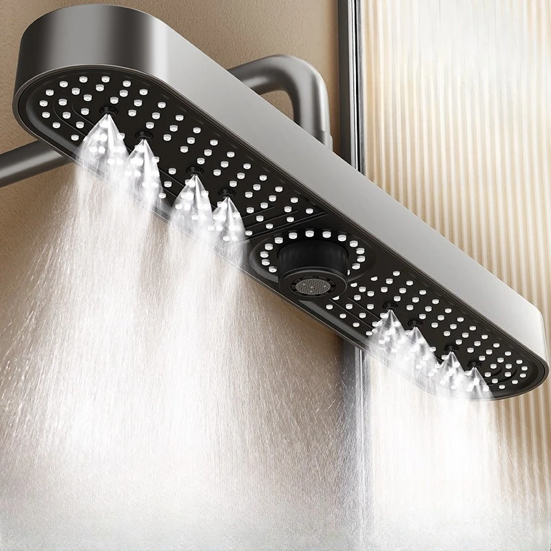 

Shower head 3 outlet mode, pressurized portable showerhead