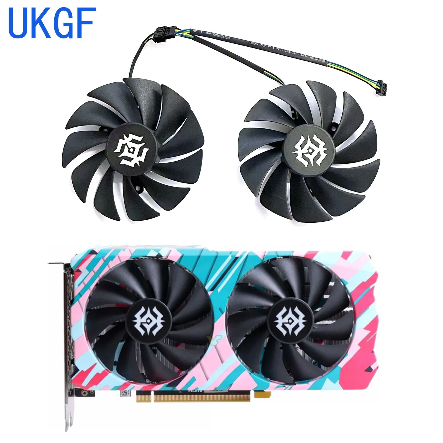 

New GA92S2U CF9015H12S 4PIN 89MM RTX4060 GPU Fan for ZOTAC GeForce RTX4060 8GB X-GAMING OC Graphics Card