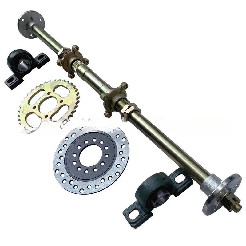 

Kart accessories, three-wheeled ATV 61-74 cm bold rear axle rear axle 5-inch flange