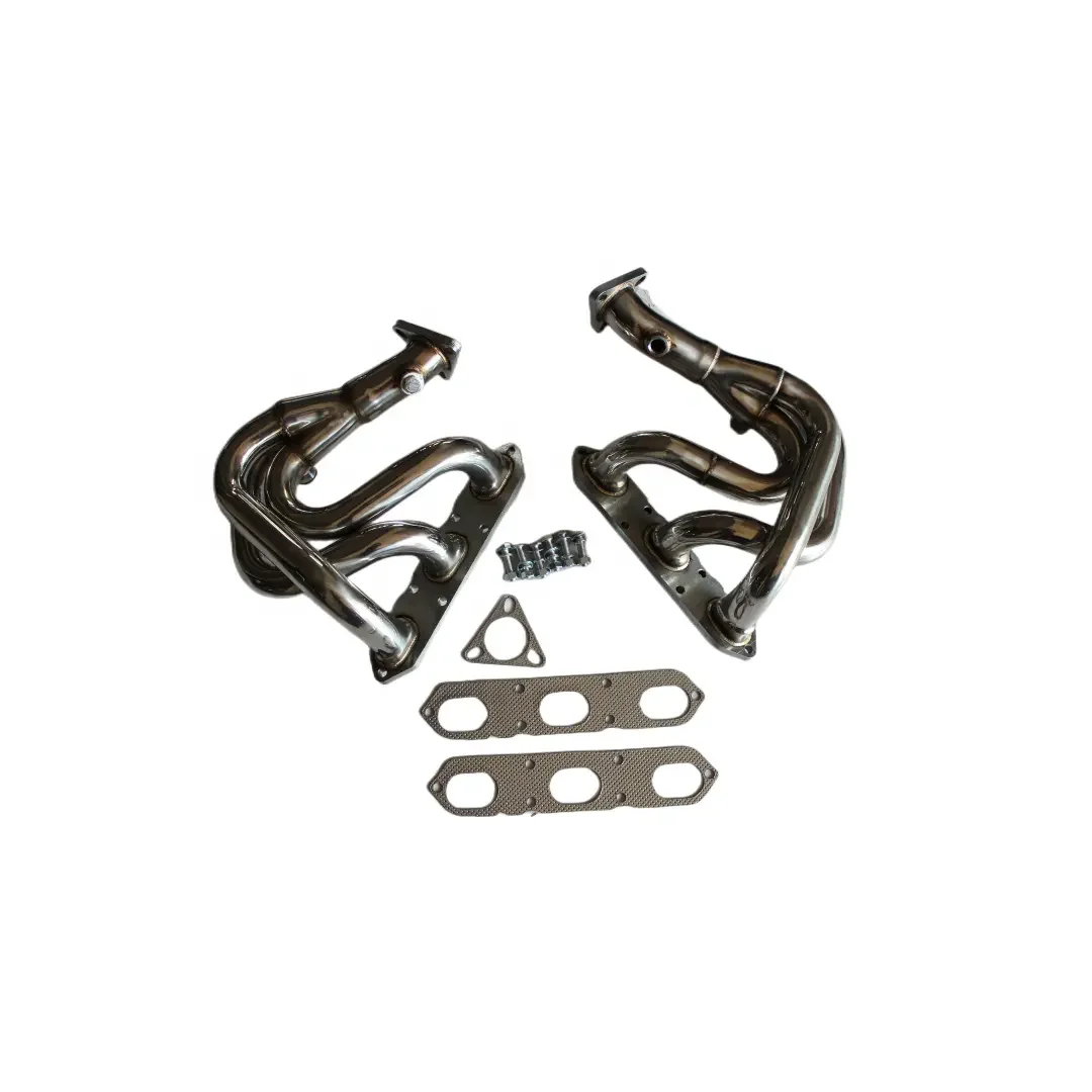 Stainless Header Manifold/Exhaust for Porsche Boxster 986 2.5L 2.7L 3.2L BASE/S 1997-2004