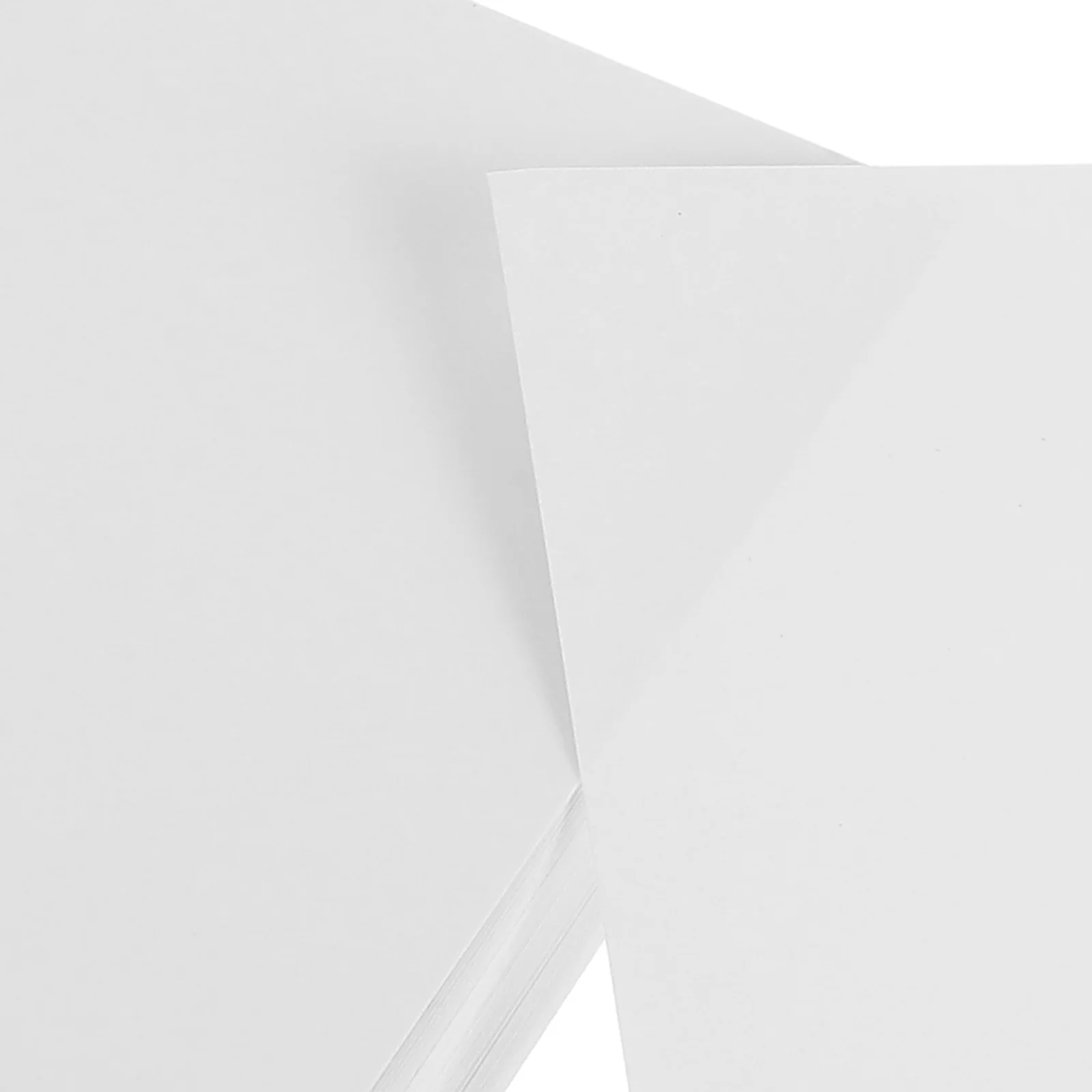 100Pcs Thick White Cardstock Blank Sheets for DIY Postcards Invitations Greeting Cards Writing Drawing Craft Projects