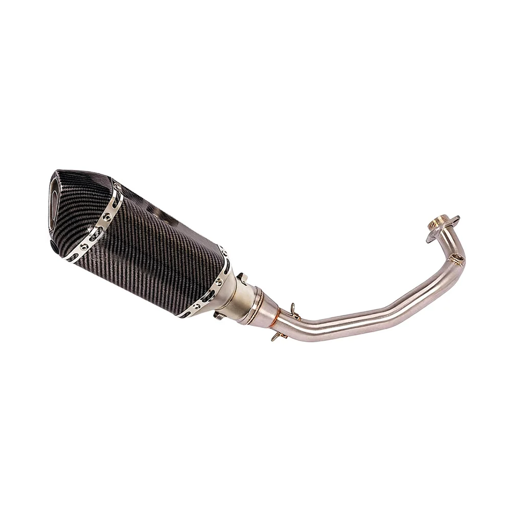 Auspuffanlagen für Yamaha BWS 125 Zuma 125 Komplettes System Krümmer Auspuffverbindungsrohr Schalldämpfer 310mm Auspuffrohre – Detail 3