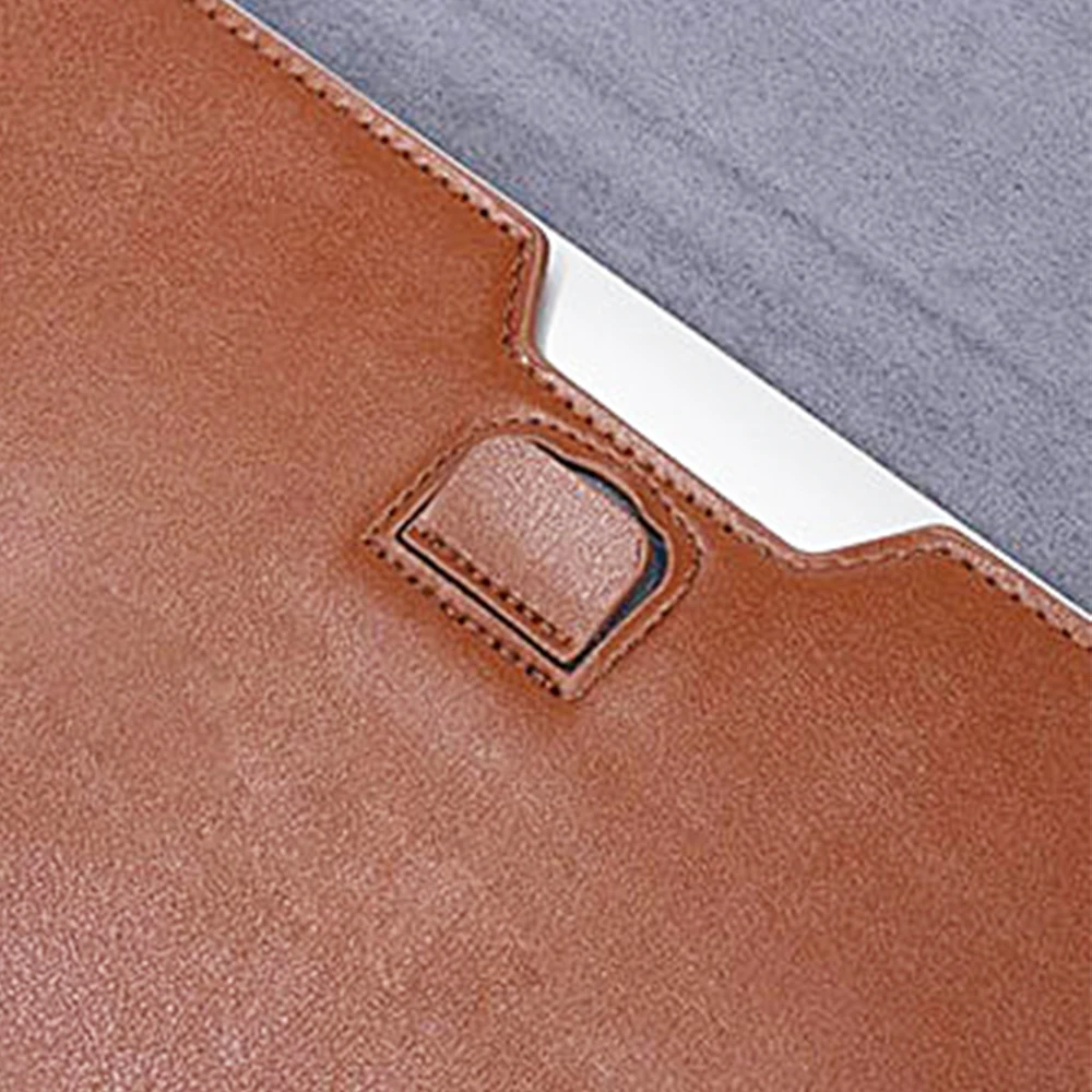 Business Custom Buchstaben Laptoptasche Große Kapazität Gravierte Initialen Laptop Sleeve Luxus Frau Mann Leder Tablet Computer Tasche – Detail 12