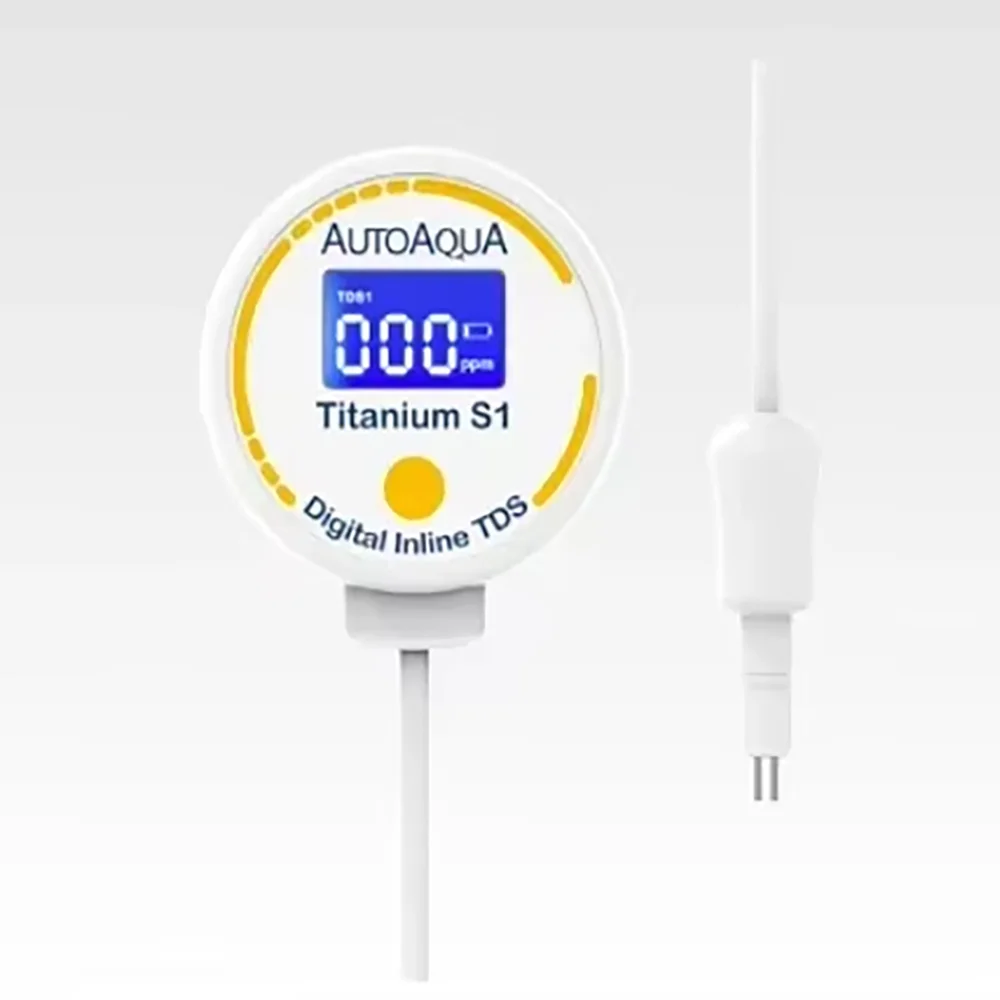 Smart TDS Test Monitor Display Connected To RO Water Outlet Quality