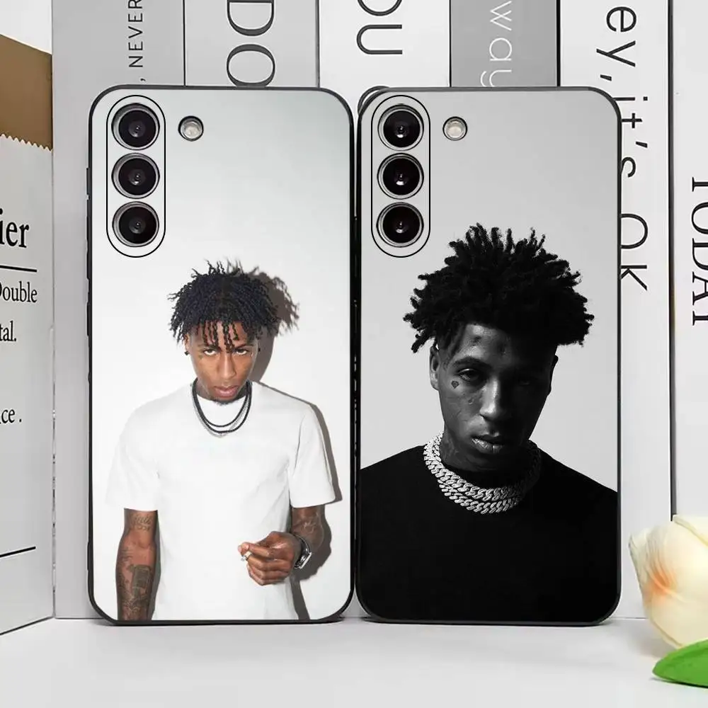 Cool NBA YoungBoy Rapper Phone Case for Samsung A71 A26 A36 A56 A25 A35 A55 A14 A24 A34 A54 Soft Black Cover