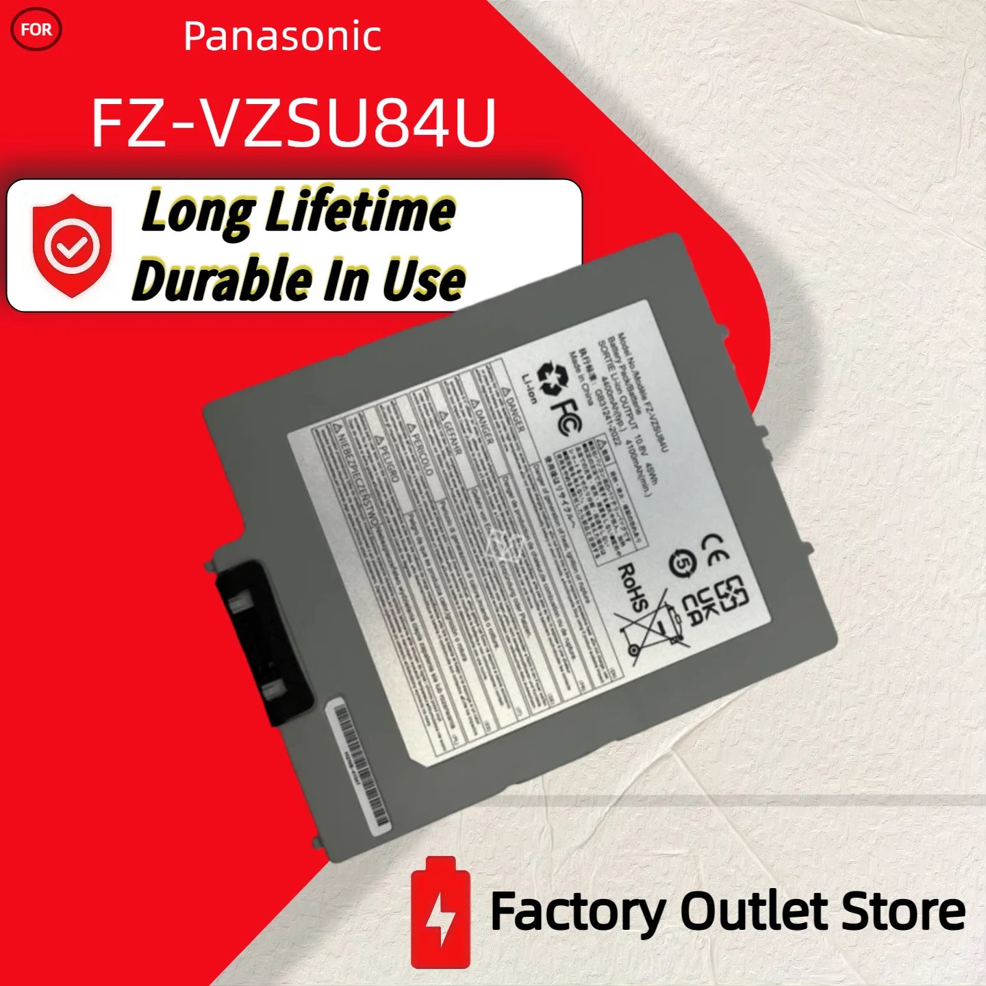 Wholesale And Retail FZ-VZSU84U FZ-VZSU88U For Panasonic Laptop Battery Toughbook G1 FZ-VZSU84A2U FZ-G1 FZ-VZSU84R