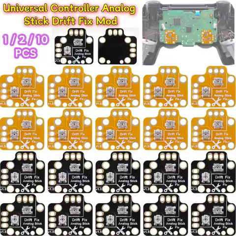 1/2/10 Pcs Reset Drift Thumbstick Calibration Plate Game Handle Joystick Drift Repair Board for PS4/PS5/Xbox One/Xbox Series S/X