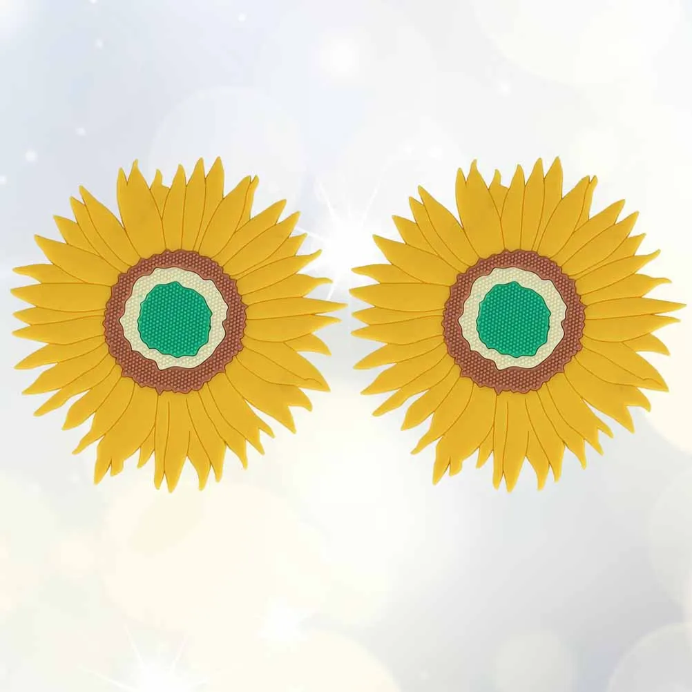 

2pcs Heat Resistant Coasters Anti-Scald Non- Mats Nordic Style Household Decorative Table Mat Set For Home