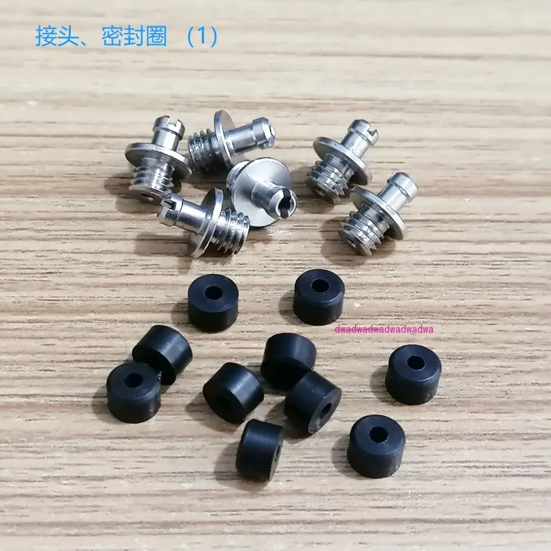 

Quick change disc, connector and sealing ring (small) for quick change device at the end of the gun change disc robot 10p